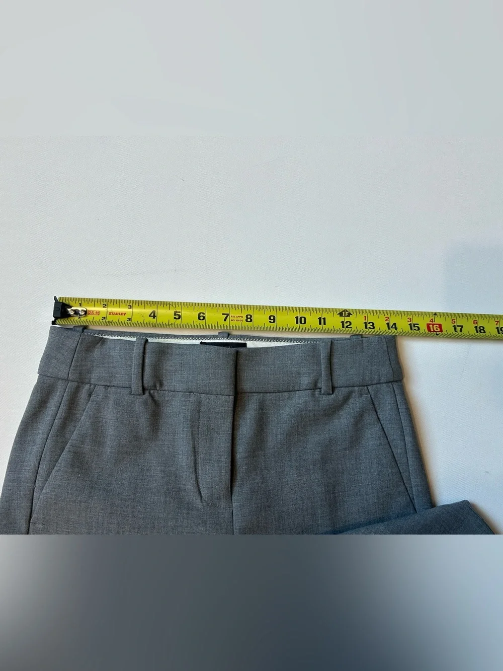 J.Crew Cameron Slim Ankle Crop Pants Size 2 Gray Career Office Trousers